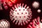 Close-up of pathogen Coronavirus COVID-19 or 2019-nCoV