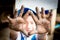 Close up photo of child hands in potter craft