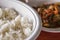 Close up photo rice cooker in a bowl