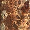 Close-up photo of a rust pattern