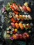 Close-up photo of sushi food. Ai-generated.