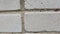 Close-up photo of white sand-lime brick for texture or background