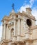 Close up photography of amazing Syracuse Cathedral on Piazza Duomo Square in Syracuse, Sicily, Italy. Sample of Baroque