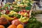 Close-up picture of vegetables for sale on a local market, Freshness, colored, attractive background