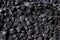 Close up of pieces of black coal
