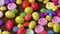 Close up of a pile of colorful candy