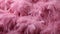 A close up of a pile of pink feathers on the ground, AI