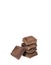 Close-up of Piled Up Chocolate Cubes