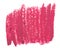 Close up of pink lipstick texture