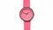 Close up of pink wrist watches