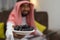 close up of a plate of dates brought by an arab businessman wearing a turban