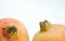 Close Up of Pomegranates isolated on a white background