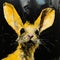 Close Up Portrait Of A Jerboa: A Vibrant And Hyper Realistic Artwork