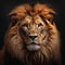 Close-up Portrait Of Majestic Lion In Celebrity Style - 8k Resolution