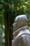 Close up portrait of statue Willem van Oranje Prin