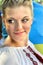 Close-up portrait of young ukrainian woman