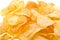 Close-up potato chips background