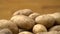 Close up Potato pile background