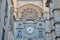 Close-up of the Primate Cathedral of Saint of Mary of Toledo and his clock / Catedral Primada Santa Maria de Toledo y su reloj. To