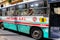 Close-up of a public bus in Asuncion, Paraguay