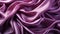A close up of a purple cloth