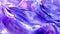 A close up of a purple liquid flowing in the air, AI