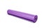 Close up purple yoga mat for exercise isolated