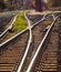 Close-up of Railroad Track Switch