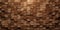 Close up of randomly shifted offset rhomboid wooden cubes or blocks herringbone surface background texture, empty floor or wall