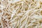 Close-up of raw dry uncooked pasta, abstract background. Italian traditional cuisine popular ingredient, nutrition, healthy tasty