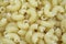 close-up raw macaroni texture backgrond