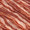 close up of raw meat A close-up of a strips of bacon texture with a smooth and shiny surface