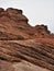 Close up of Red Sandstone Rock Layers