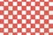 Close up of a Red and White Checkered Square Sheet, Wax Paper Food Basket Liner