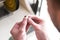 Close-Up Of Repairing Ring By Polishing Motors Tool