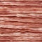 A close up of a repeating strips of bacon texture with a smooth and shiny surface