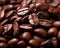 A close up of a rich coffee beans, coffee image