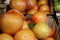 Close up of Ripe pomelo or thai grapefruit on the counter market