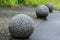 Close up of Rock like a ball Decorated