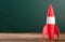 Close-up Of A Rocket On Wooden Desk