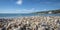 Close up of rocky beach, Cassis, France