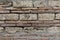 Close up of Roman brickwork