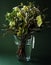 Close-up of romantic green flower bouquet