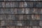 Close up roof scale wooden tiles wall ,texture background