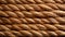 A close up of a rope texture