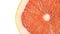 Close up of rotating Grapefruit