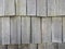 Close-up of rusty wood sheets typical of Caribbean constructions. Martinique, Antilles. French West Indies