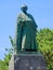 Close up of the Ryoma Sakamoto statue located in Katsurahama beach in Kochi, Japan