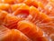 A close up of salmon on a plate