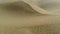 Close up of sand dunes inside sand storm